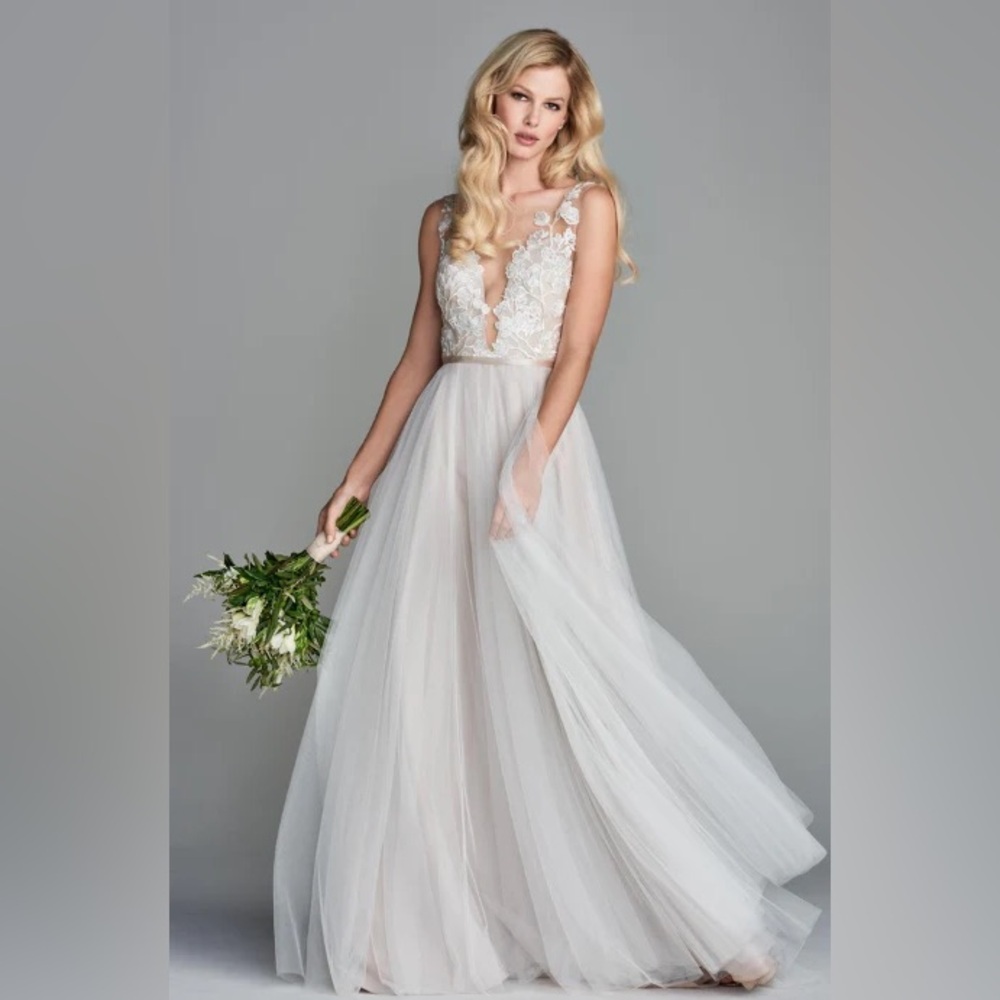 Wtoo ALine Wedding Dress - size 8 - Anthropologie - like new!